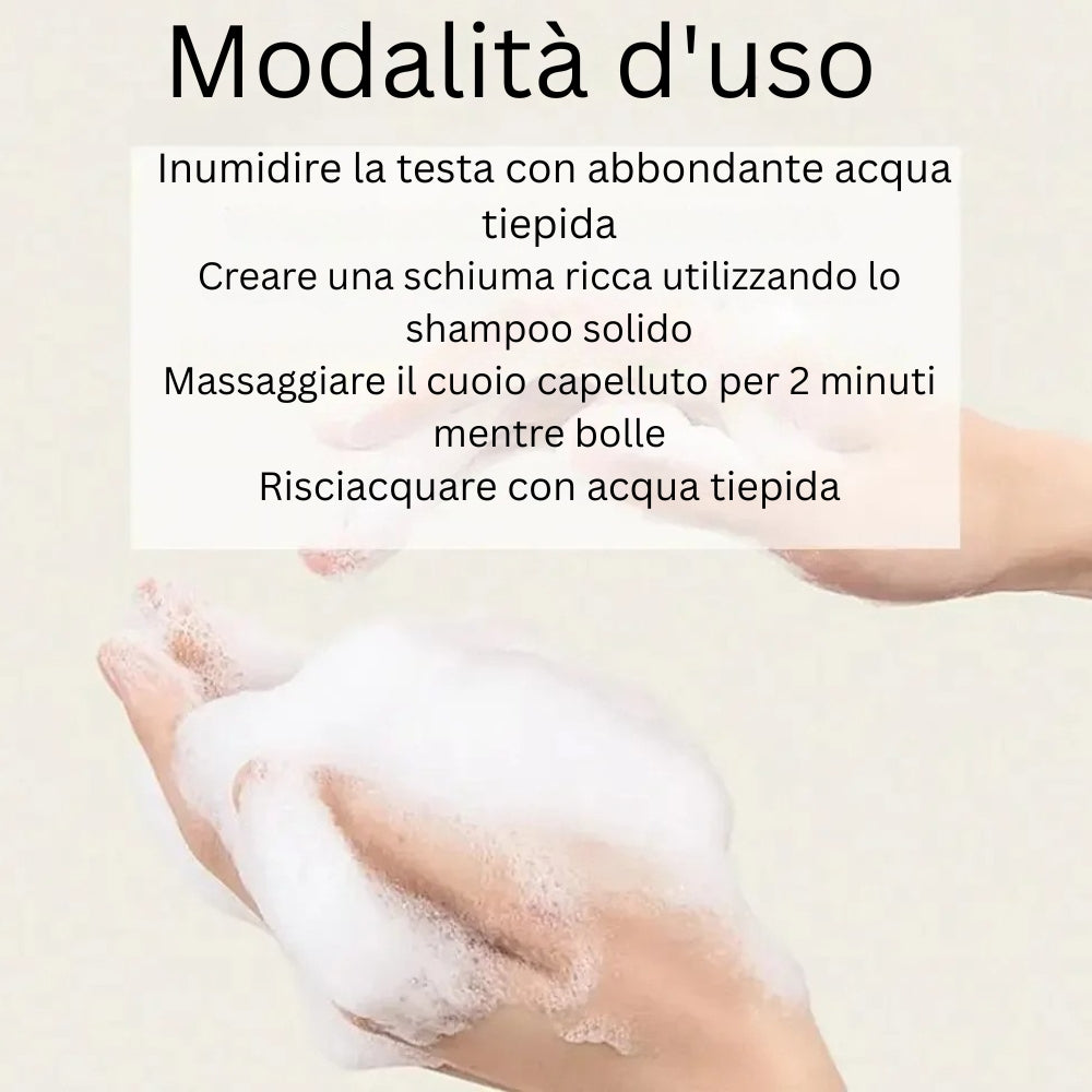 SilkyRice ™ - Sapone solido al riso anti-caduta dei cappelli