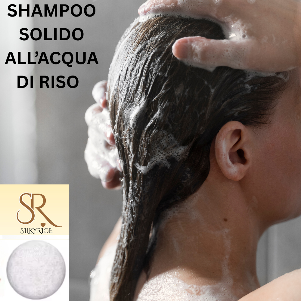 SilkyRice ™ - Sapone solido al riso anti-caduta dei cappelli