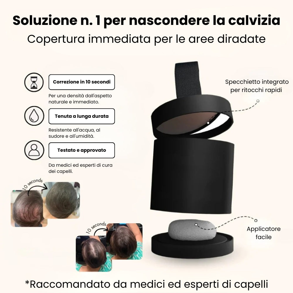 HairCover™ – Copertura immediata per calvizie e diradamento
