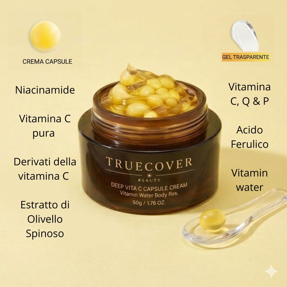 Crema Viso in Capsule alla Vitamina C - Effetto Lifting e Illuminante