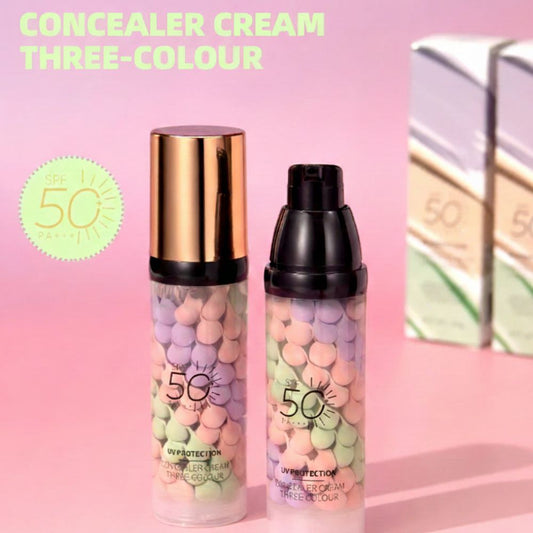 Base Trucco Uniformante 3-in-1™️– Correggere Rossori e Colore Spento – Effetto Seta