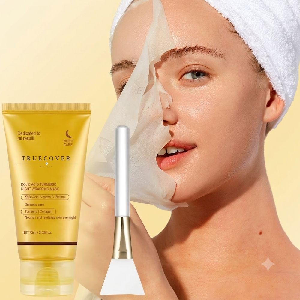 Maschera Notte Illuminante all'Acido Kojico e Curcuma