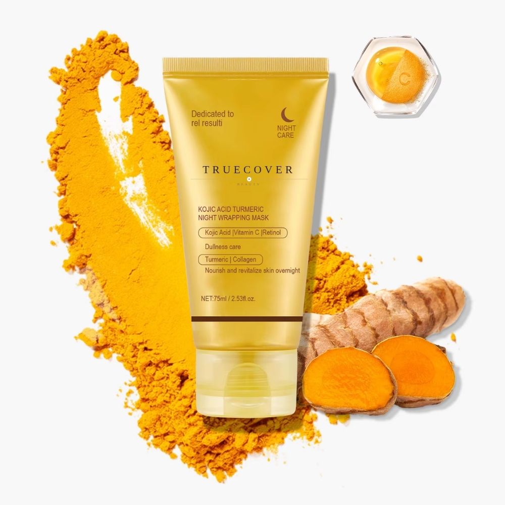 Maschera Notte Illuminante all'Acido Kojico e Curcuma