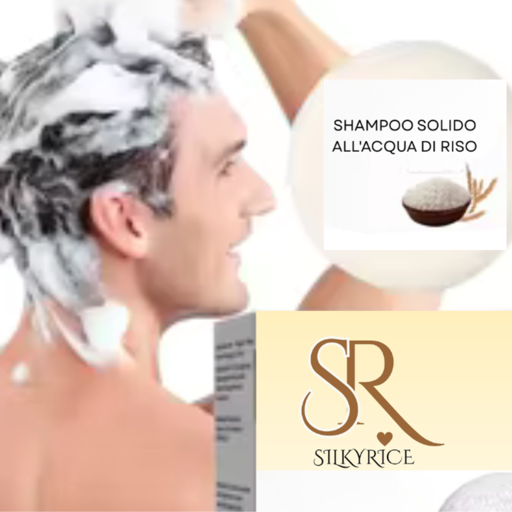 SilkyRice ™ - Sapone solido al riso anti-caduta dei cappelli