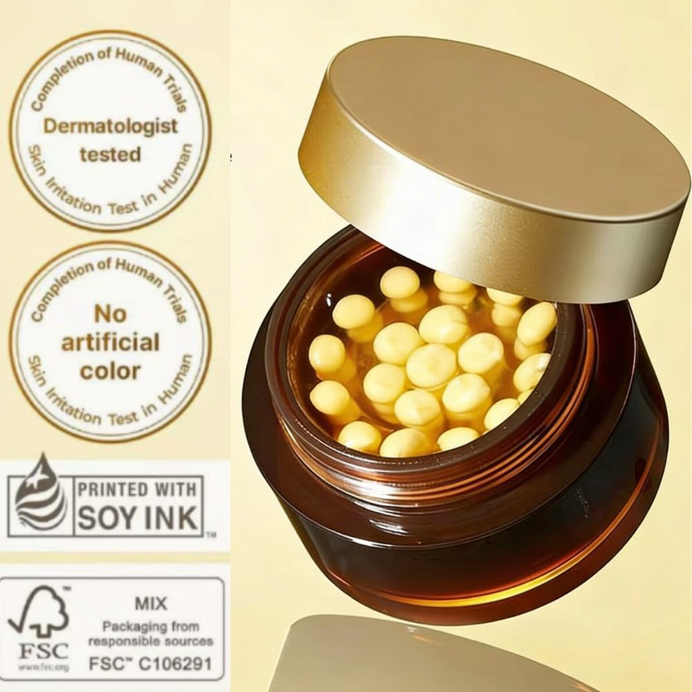 Crema Viso in Capsule alla Vitamina C - Effetto Lifting e Illuminante
